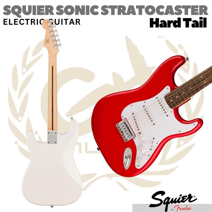 SQUIER SONIC STRATOCASTER SSS HT Electric Guitar | Gitar Elektrik - TORINO RED