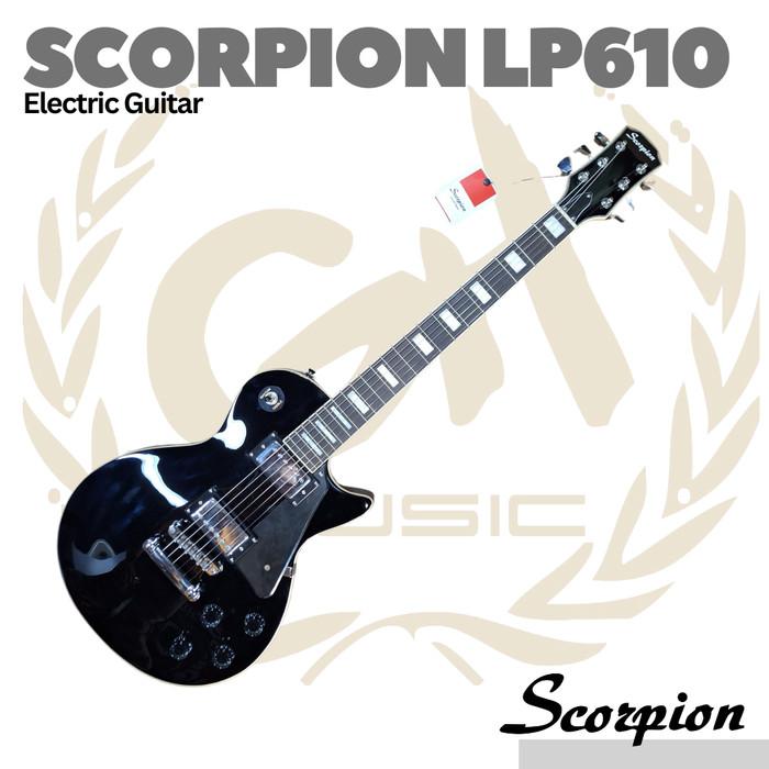 Scorpion LP610 Electric Guitar | Gitar Listrik Elektrik Les Paul LP-610 - white