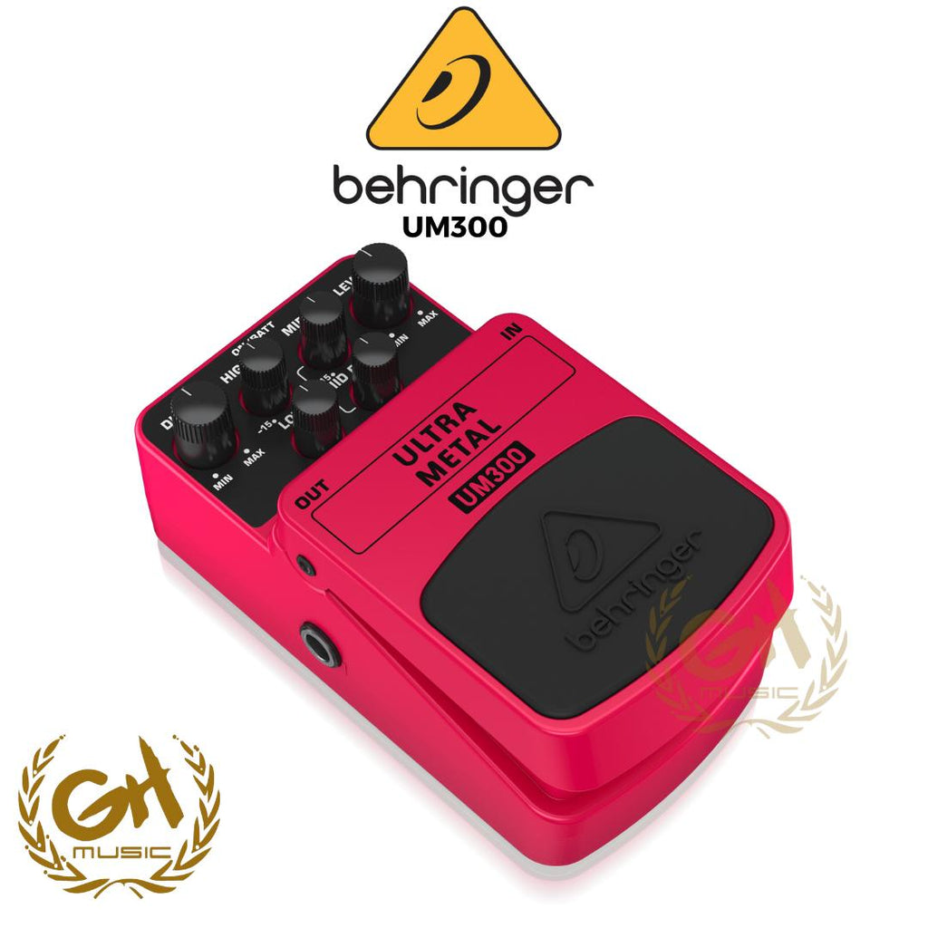 BEHRINGER UM300 - Pedal Efek Gitar Ultra Metal 3 Band EQ UM-300 Original