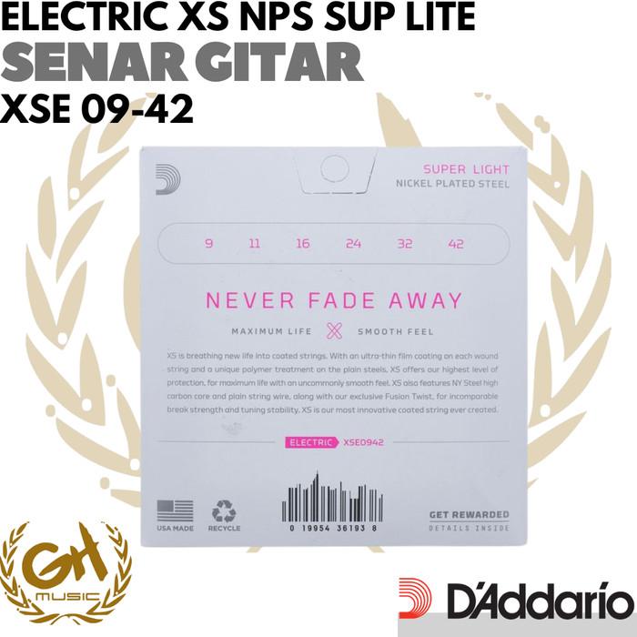 D'ADDARIO XSE-0942 XS NPS SUP LITE | 09-42 SENAR GITAR