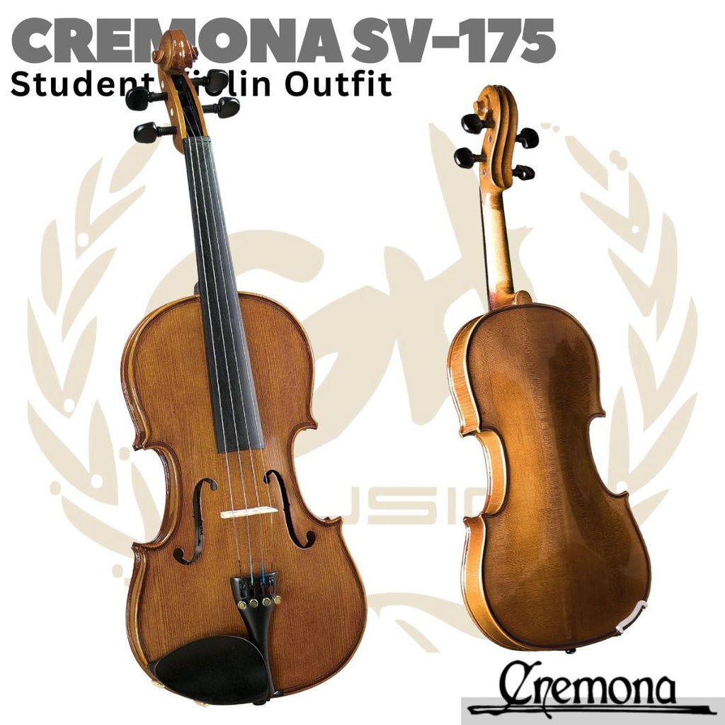 CREMONA SV-175 Student Violin Outfit | Biola 4/4 3/4 1/2 Size SV175 S