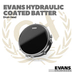 Evans Hydraulic Black Coated Snare Batter Drum Head - Membran Head