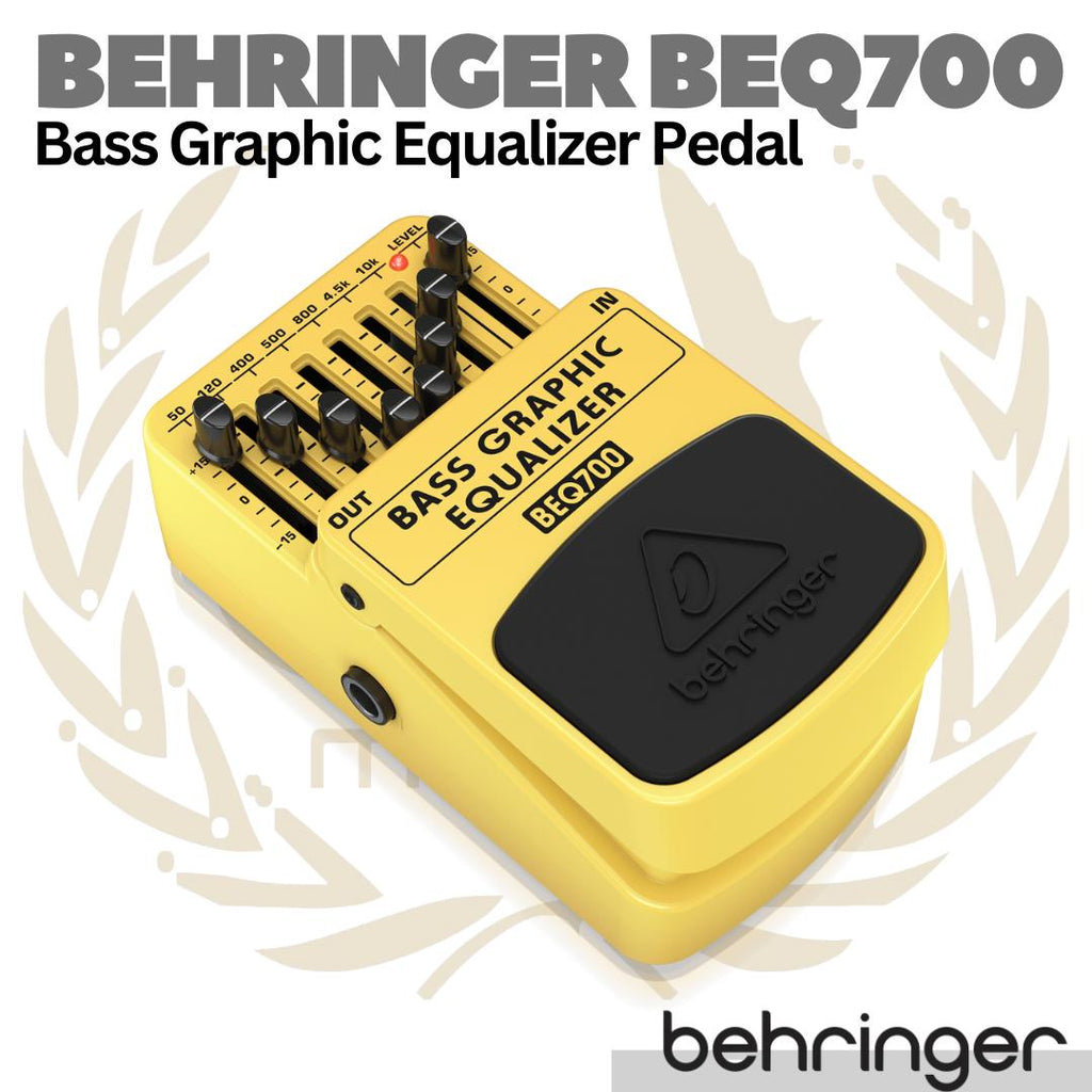 BEHRINGER BEQ700 Master of Tone | Bass Graphic 7 Band Equalizer Pedal