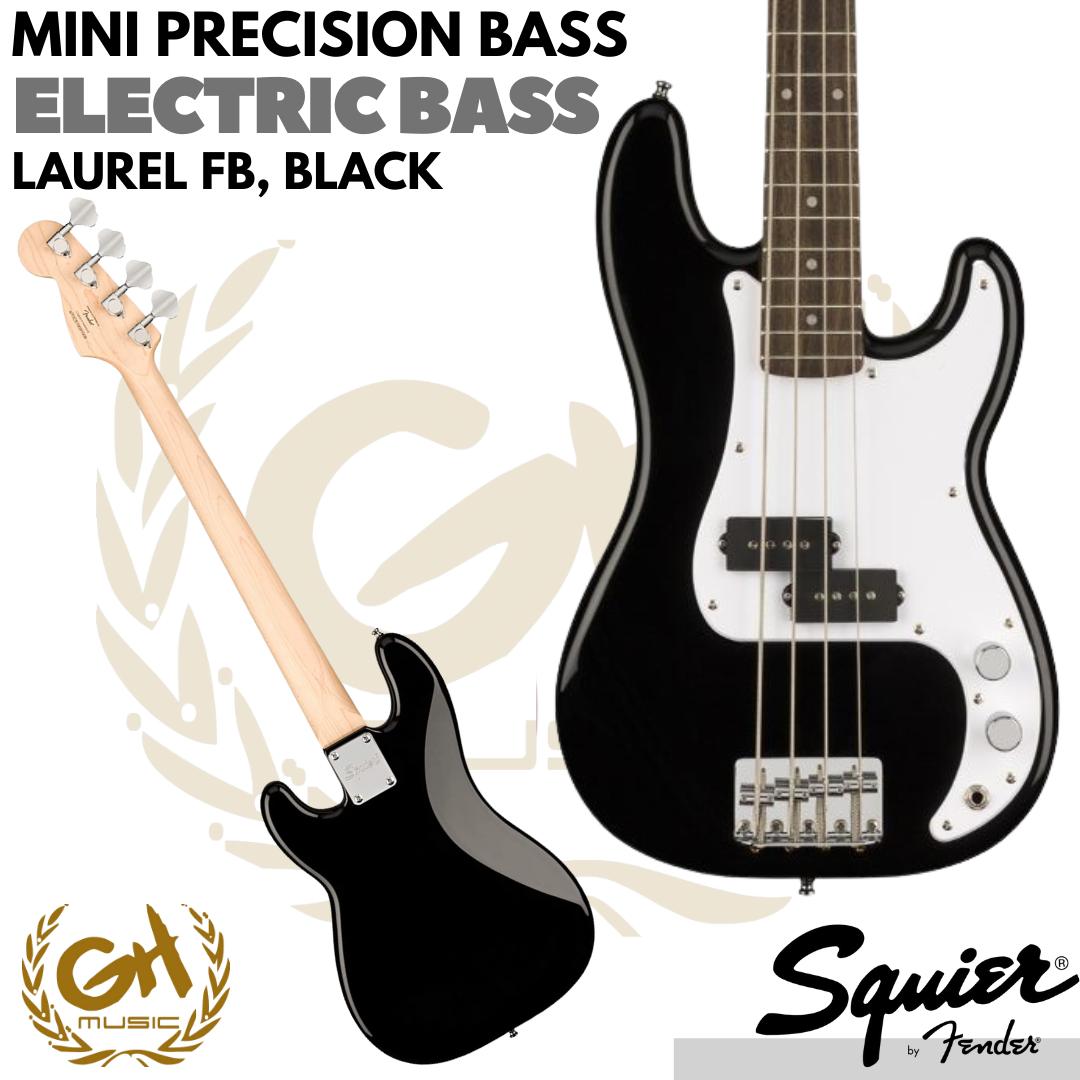 SQUIER MINI PRECISION BASS, LAUREL FB, ELECTRIC BASS - BASS ELEKTRIK