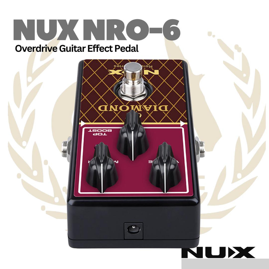 NUX NRO-6 63 Diamond Overdrive Effect Pedal - Efek GitarW