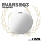 Evans EQ3 Bass Batter Drum Head - Membran Bass Drum
