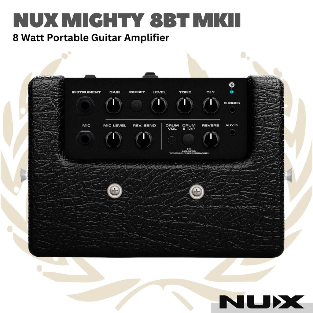 NUX Mighty 8BT MKI & MKII Portable Electric Guitar Amplifier - Ampli Gitar