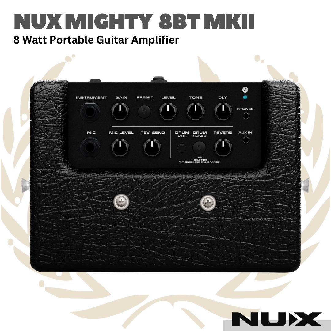 NUX Mighty 8BT MKI & MKII Portable Electric Guitar Amplifier - Ampli Gitar