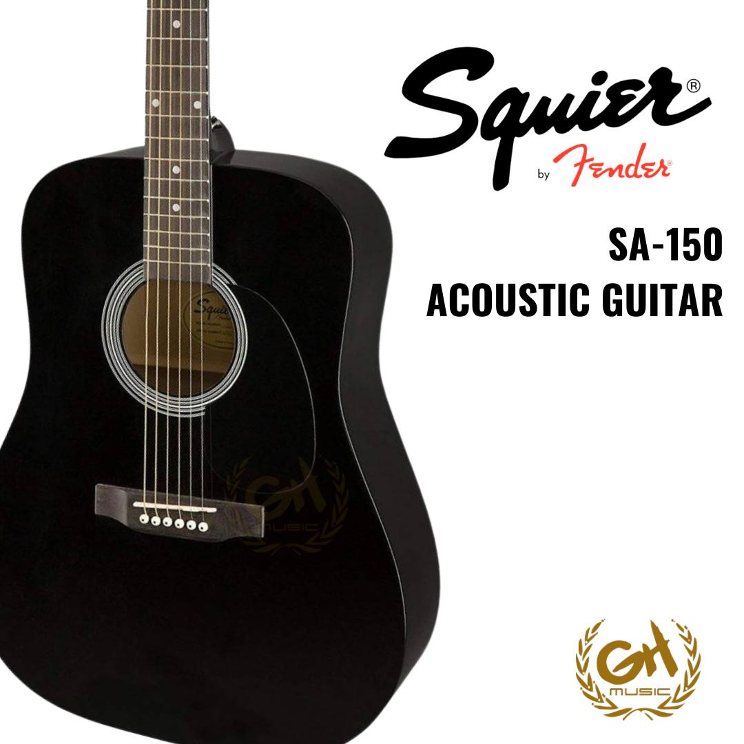 Gitar Akustik Squier Fender SA-150 Black