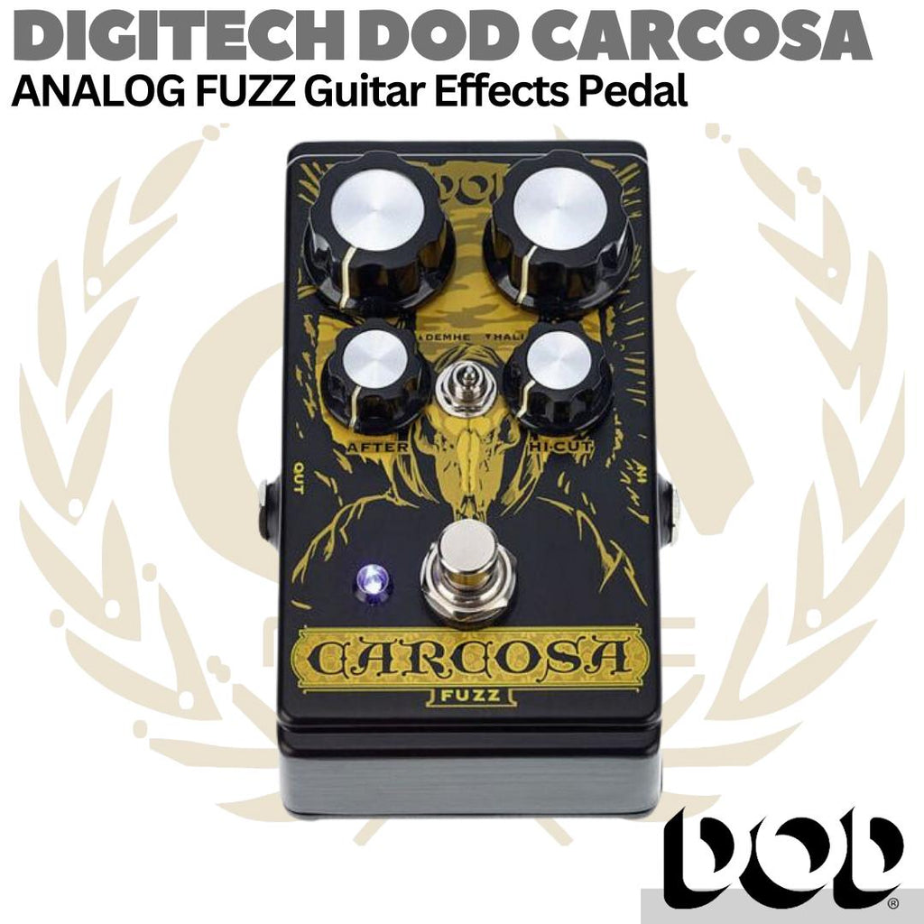DIGITECH DOD ANALOG FUZZ CARCOSA Guitar Effects Pedal Stompbox | Efek
