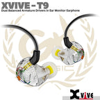XVIVE T9 Dual Balanced Armature Drivers in Ear Monitor Earphone