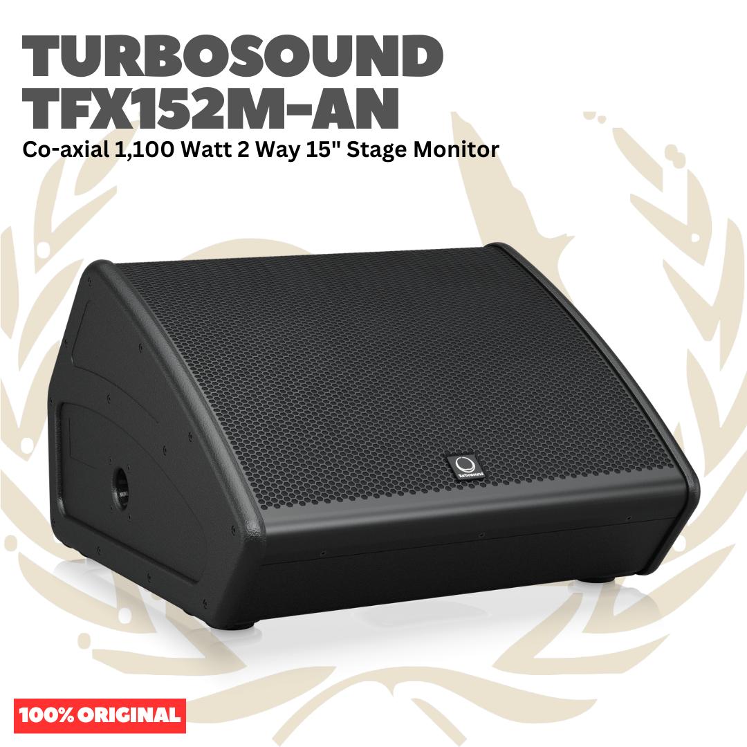 TURBOSOUND TFX152M-AN Co-axial 1100 Watt 2 Way 15" Stage Monitor with DSP Technology and ULTRANET - Speaker Monitor Aktif Smart Speaker Portable Panggung Original Asli