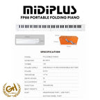 MIDIPLUS FP88 PORTABLE FOLDING PIANO LIPAT BUAT LATIHAN DAN RECORDING