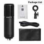 MAONO AU-PM320 XLR CONDENSER MIC RECORDING PODCAST ZOOM BROADCAST