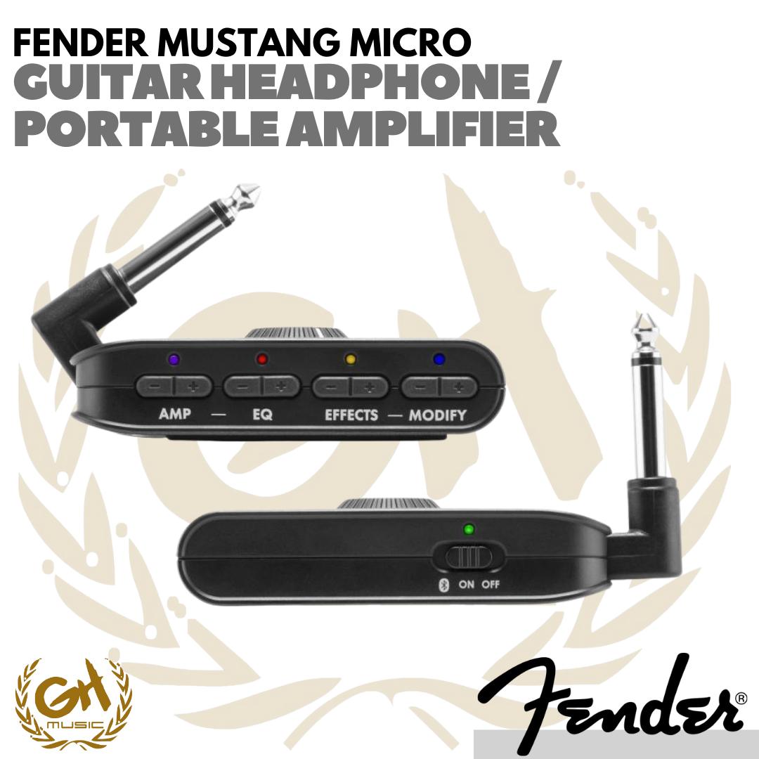 FENDER MUSTANG MICRO | GUITAR HEADPHONE PORTABLE AMPLIFIER