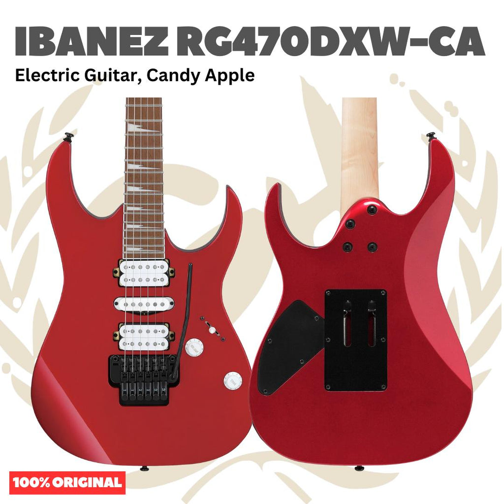 Ibanez RG470DXW-CA Electric Guitar, Candy Apple - Gitar Listrik Elektrik Original Asli