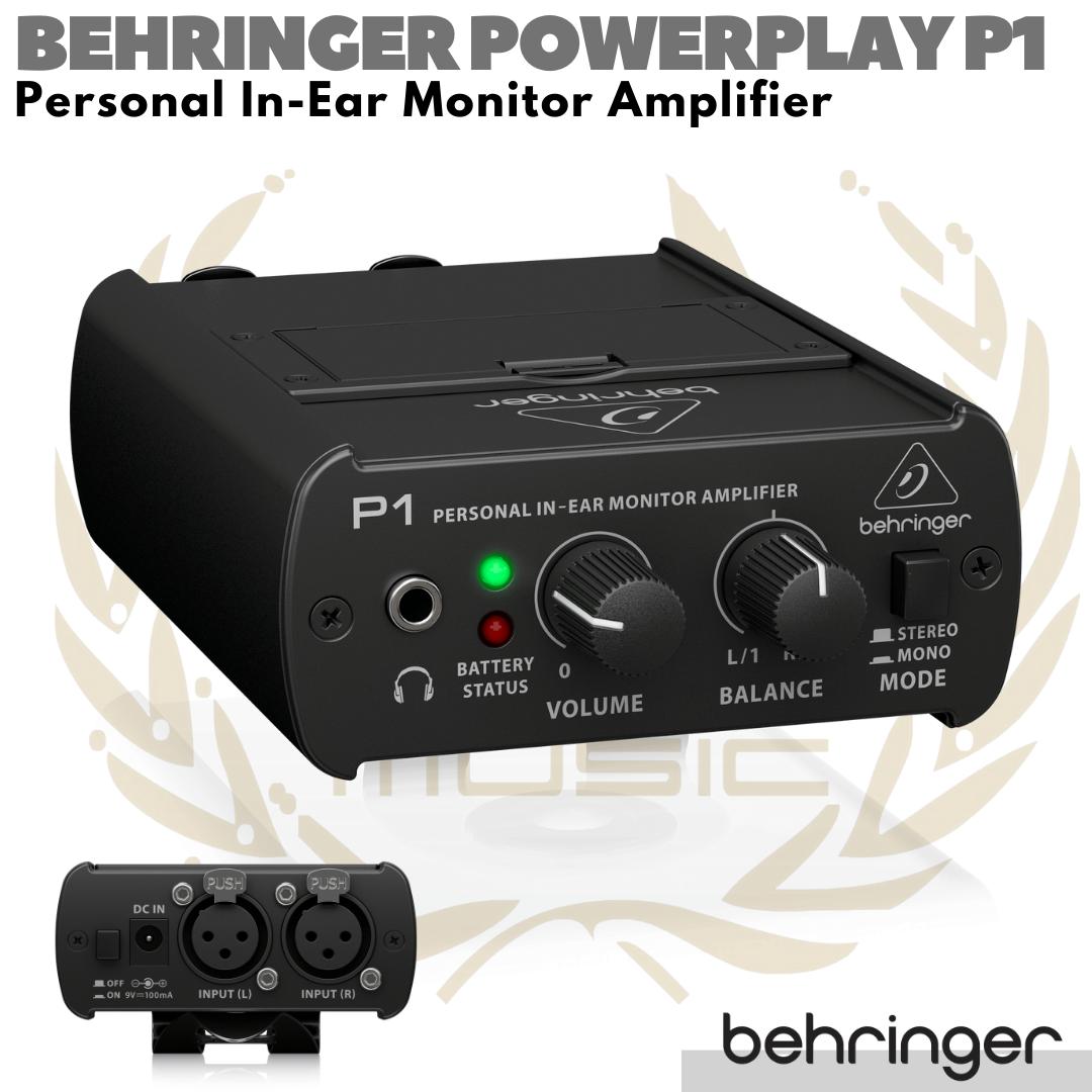 BEHRINGER POWERPLAY P1 Personal In Ear / Headphone Monitor Amplifier