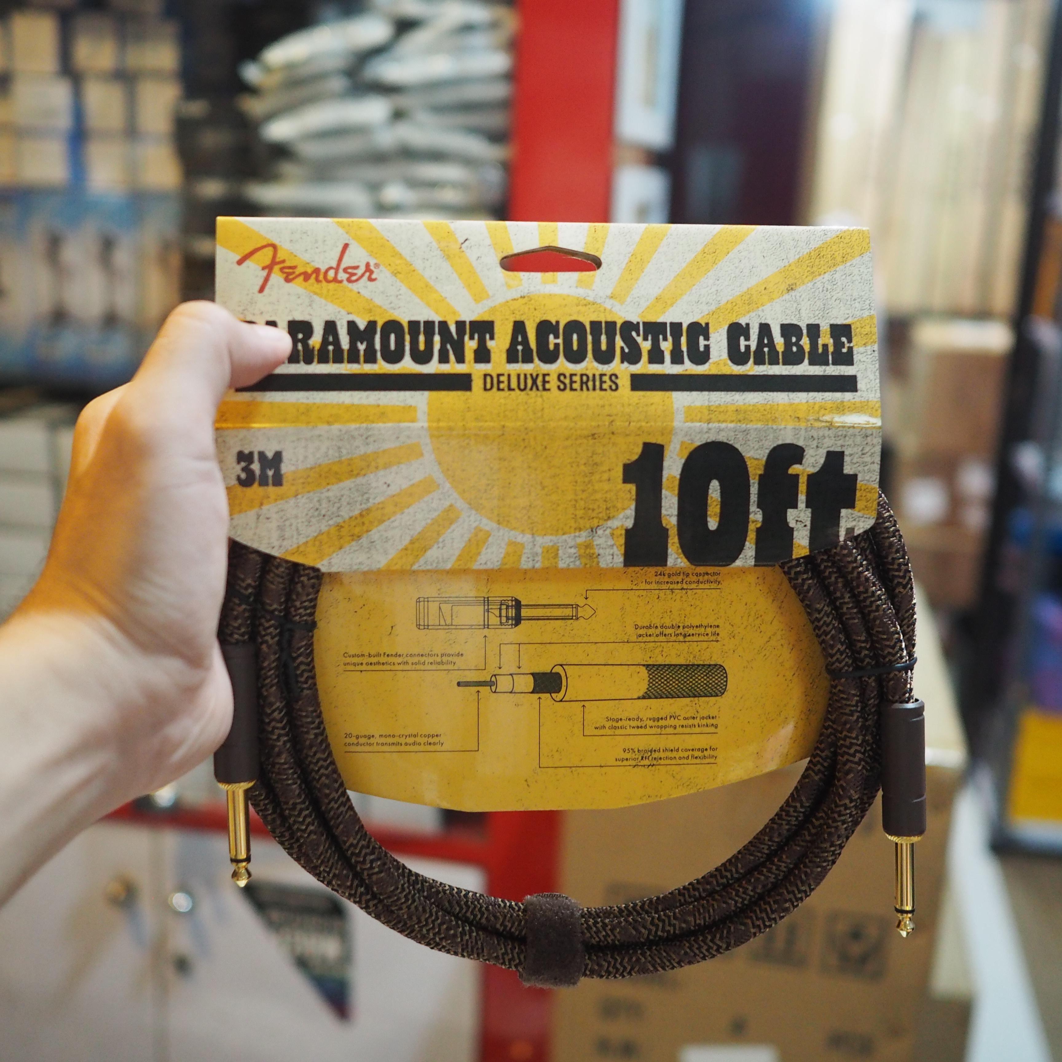 Fender Paramount Acoustic Instrument Cable | Kabel Instrumen Gitar