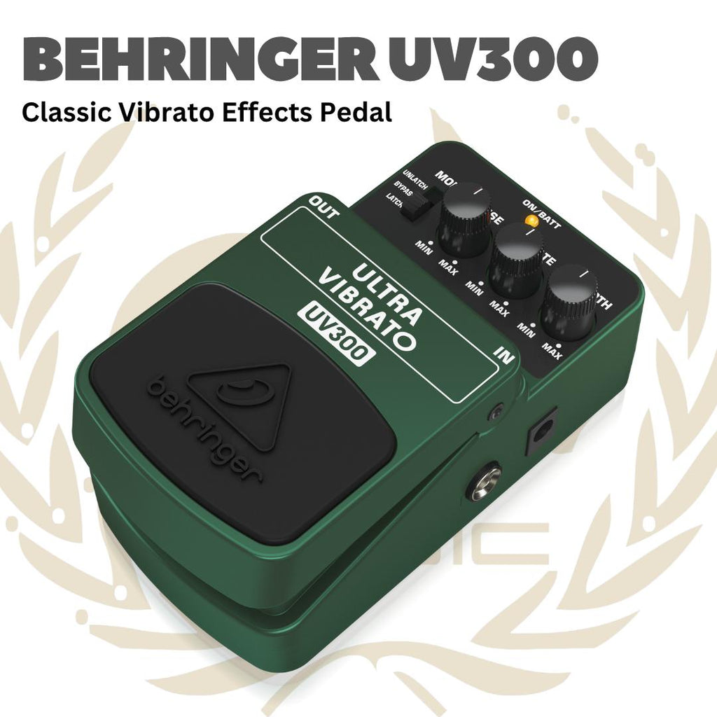 Behringer UV300 Classic Vibrato Effects Pedal - Efek Pedal UV-300 | UV 300