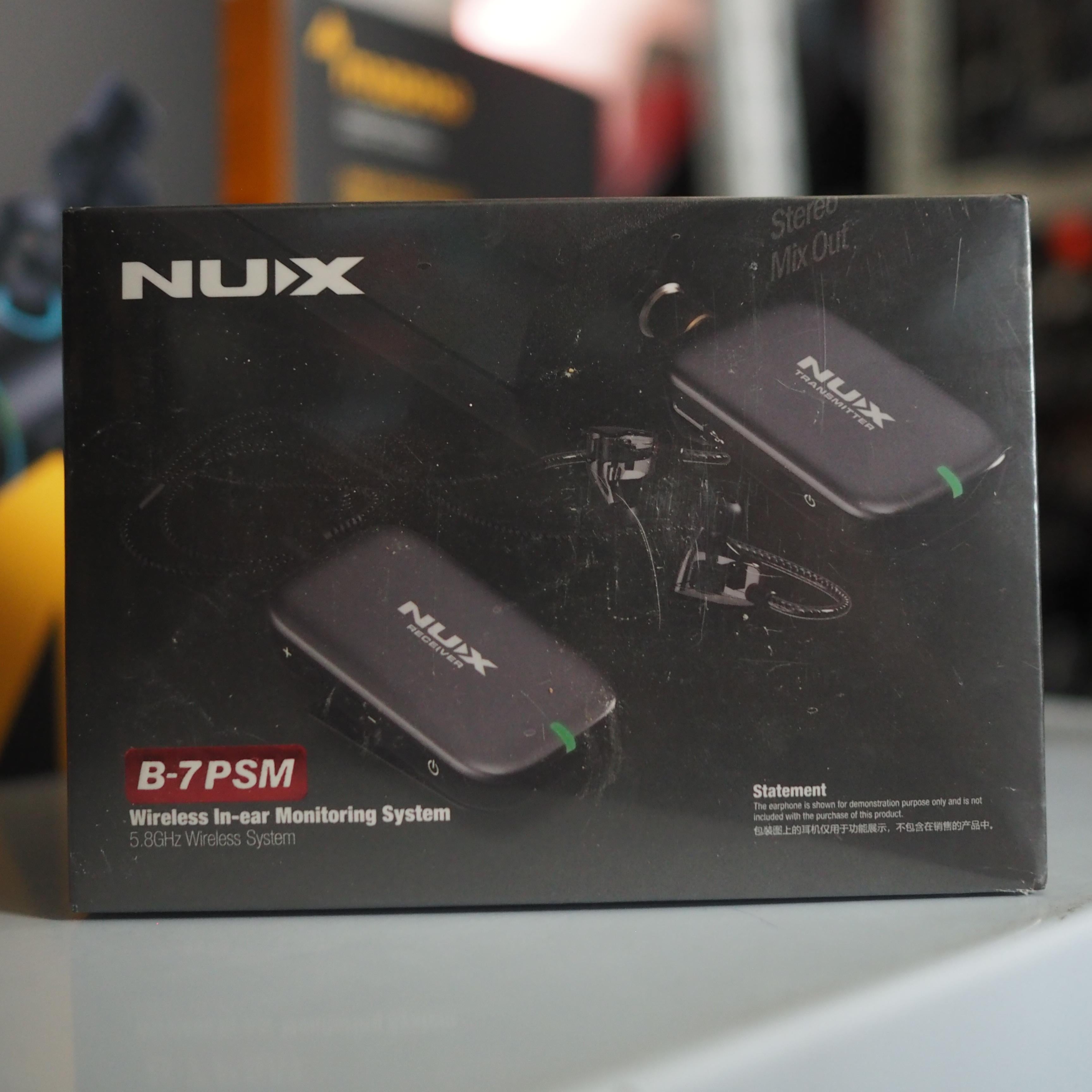 NUX B7PSM 5.8Ghz Wireless In Ear Monitor System - B-7PSM Headset B-7 Original