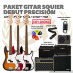 PAKET BASS SQUIER DEBUT PRECISION Electric Bass | BASS PACK