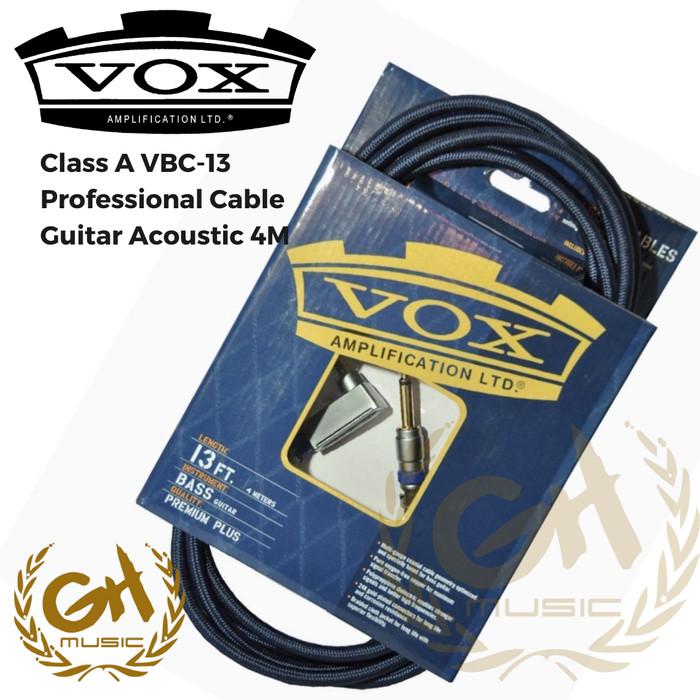 Vox VBC-13 Class A Professional Bass - Guitar Cable 4M
