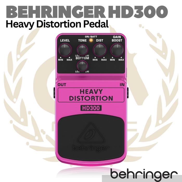 Behringer HD300 Heavy Metal Distortion Effects Pedal - Efek Gitar Distorsi HD 300 Asli Original