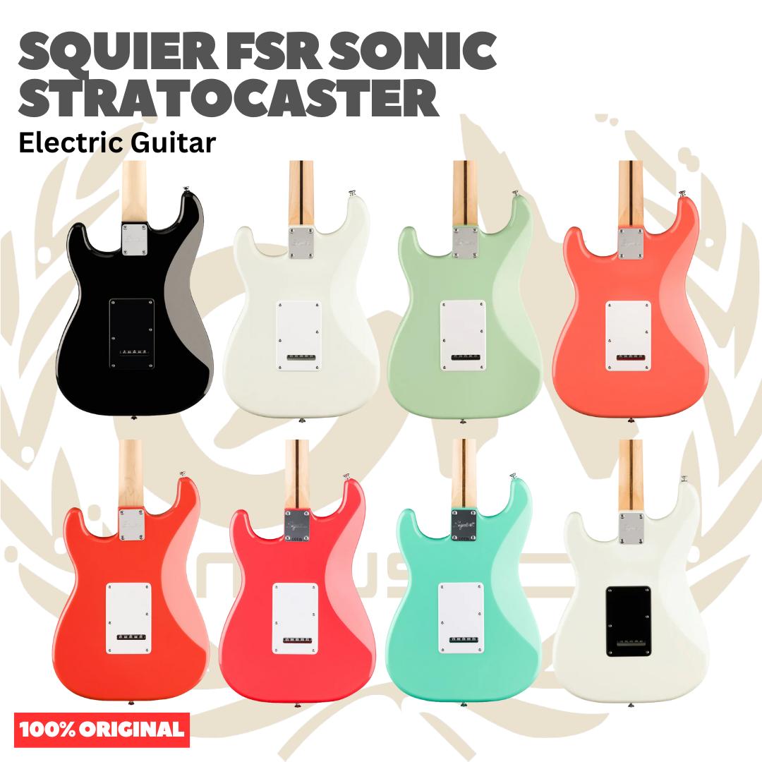SQUIER FSR SONIC Stratocaster Electric Guitar | Gitar Elektrik Listrik