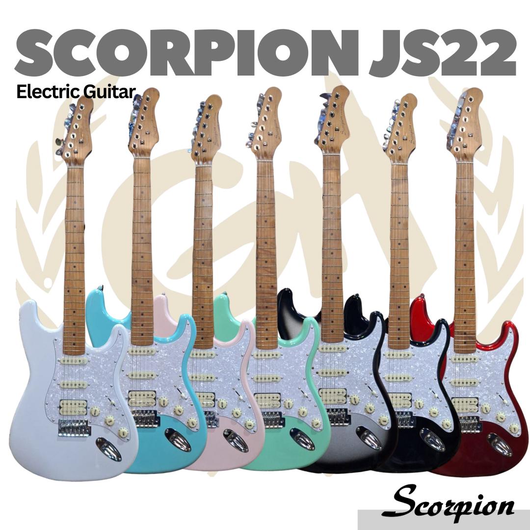 Scorpion JS22 Electric Guitar | Gitar Elektrik Listrik JS-22 Stratocaster