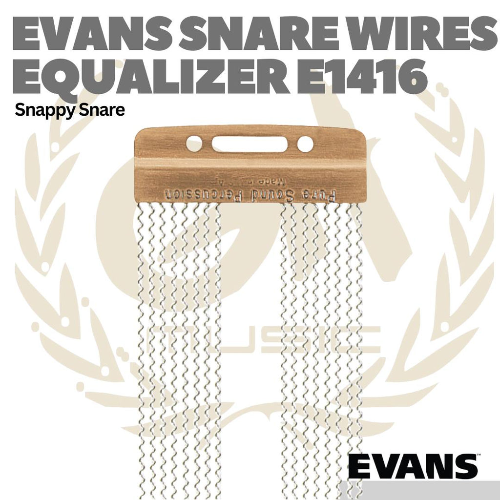 EVANS EQUALIZER SERIES 16 Strand Snare Wire - Snappy Drum