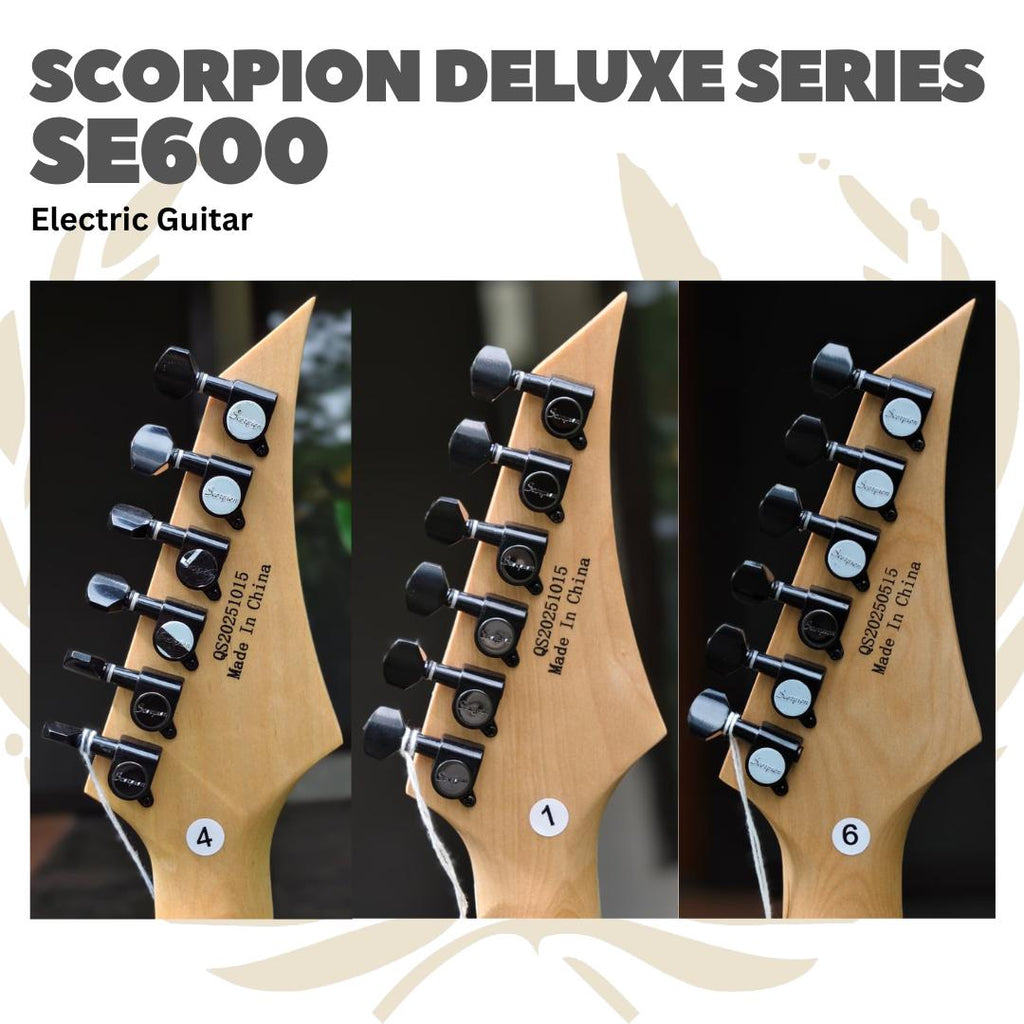 Scorpion SE600 Deluxe Series Updown Model Electric Guitar - Gitar Listrik Elektrik Up Down SE 600 Original Asli
