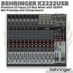 BEHRINGER X2222USB 22 Input 2/2 Bus Audio Mixer | USB Interface X2222