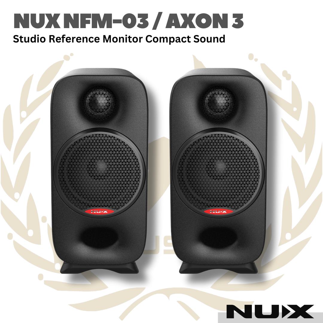 NUX NFM-03 AXON 3 STUDIO REFERENCE MONITOR COMPACT SOUND - SPEAKER MONITOR NFM03 AXON-3
