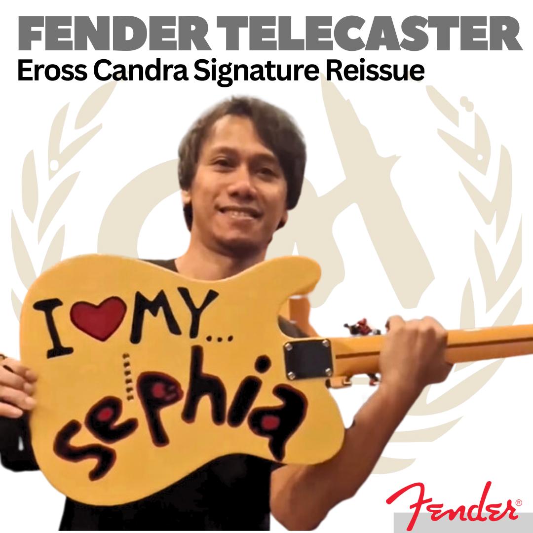 FENDER TELECASTER Eross Candra SO7 Signature Electric Gutar - Gitar Listrik Elektrik