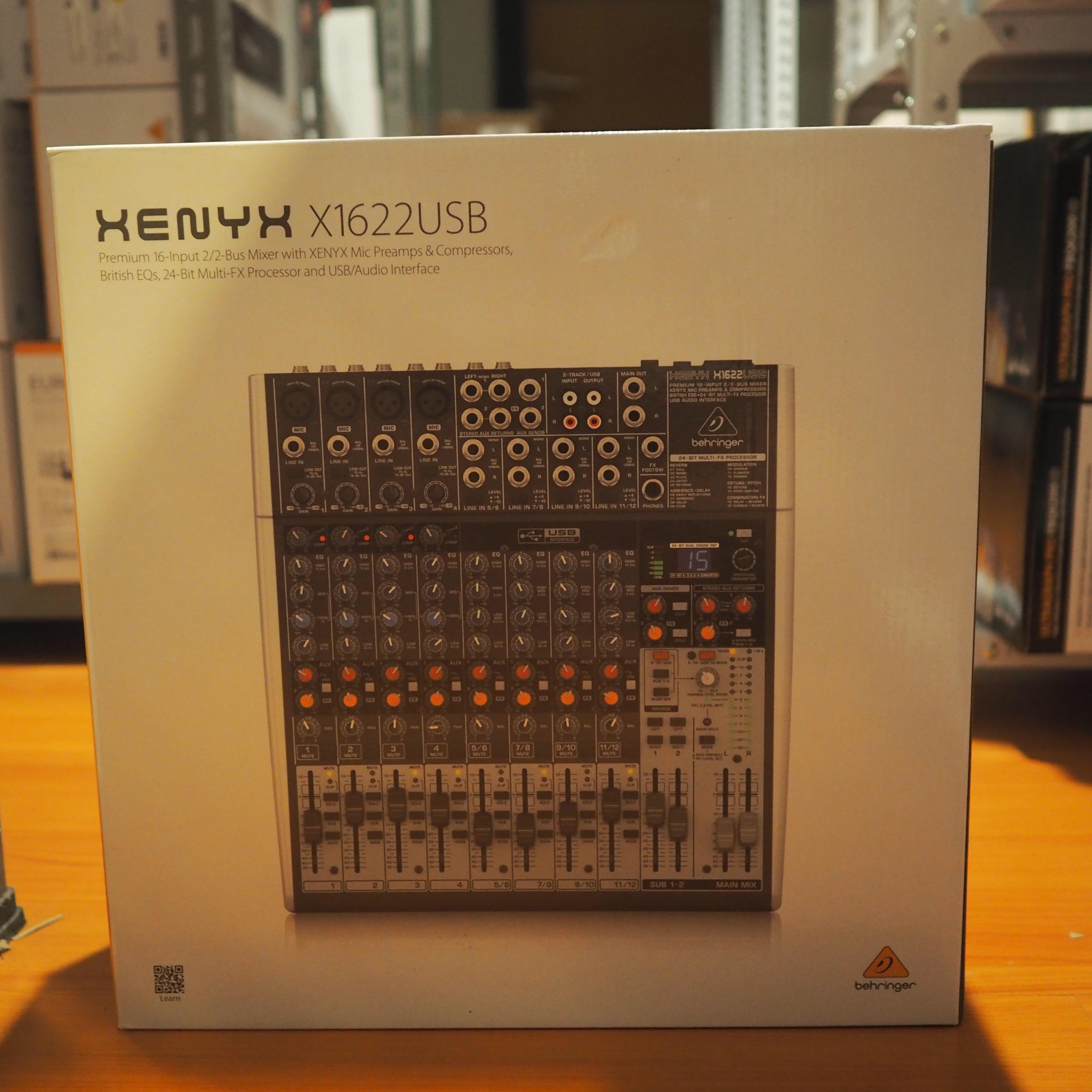 BEHRINGER X1622USB Premium 16 Audio Mixer with XENYX Mic Preamp | 1622