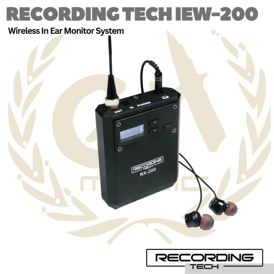RECORDING TECH IEW-200 Wireless Receiver | IEM IEW200 RX