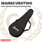 Ibanez URGT100 Tenor Ukulele 4-String w/Preamp & Bag - Ukulele Tenor 4-senar Original Asli
