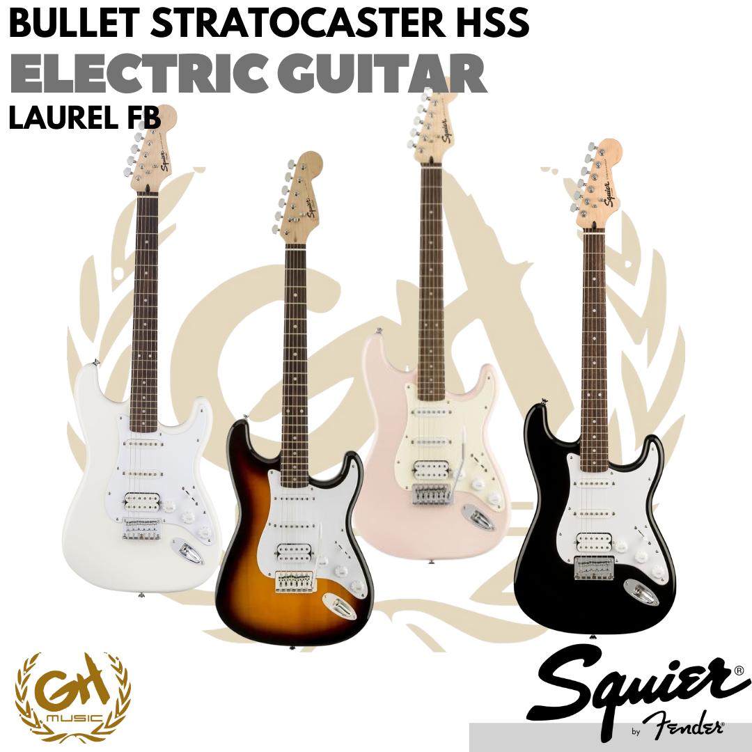Squier Bullet Stratocaster HSS Electric Guitar, Laurel FB by Fender