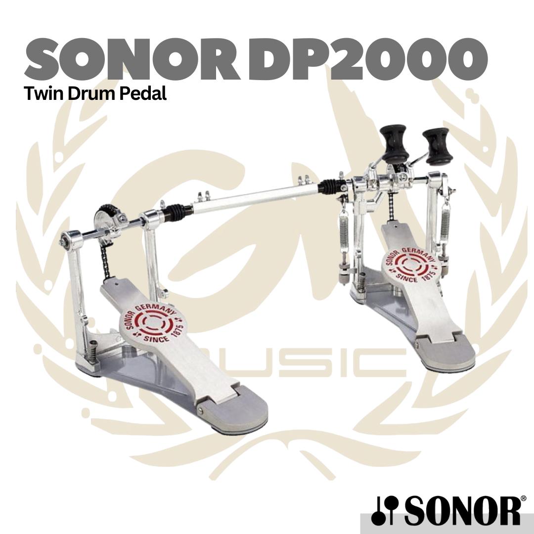 Sonor DP2000 Twin Drum Pedal - Double Pedal Bass