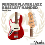 Fender Player Jazz Bass Left-Handed Bass, Pau Ferro FB - Bass Elektrik