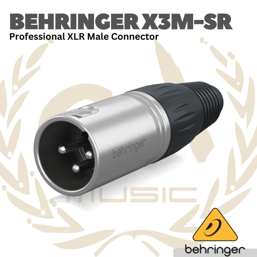 Behringer X3M Professional XLR Male Connector - Jack XLR Male 3 Pin X3-M