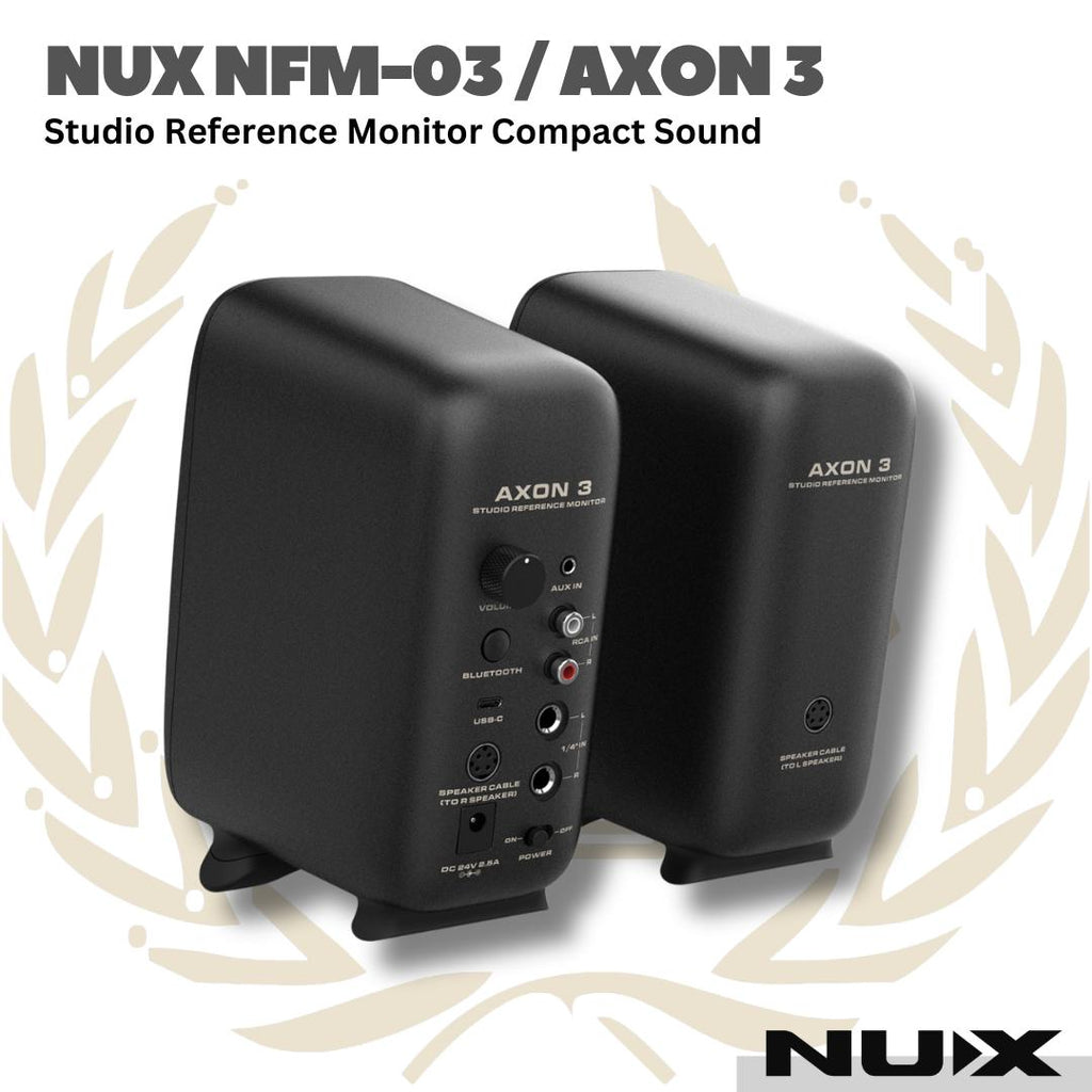 NUX NFM-03 AXON 3 STUDIO REFERENCE MONITOR COMPACT SOUND - SPEAKER MONITOR NFM03 AXON-3
