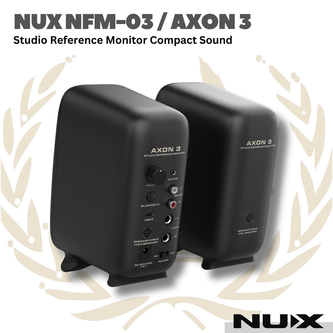 NUX NFM-03 AXON 3 STUDIO REFERENCE MONITOR COMPACT SOUND - SPEAKER MONITOR NFM03 AXON-3