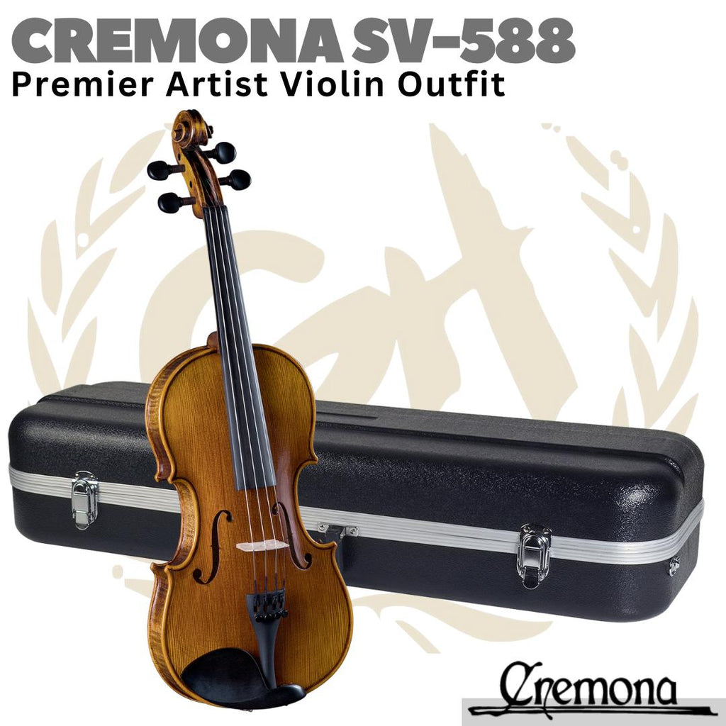 CREMONA SV-588 Premier Artist Violin Outfit | Biola 4/4 3/4 1/2 SV588 - 4/4