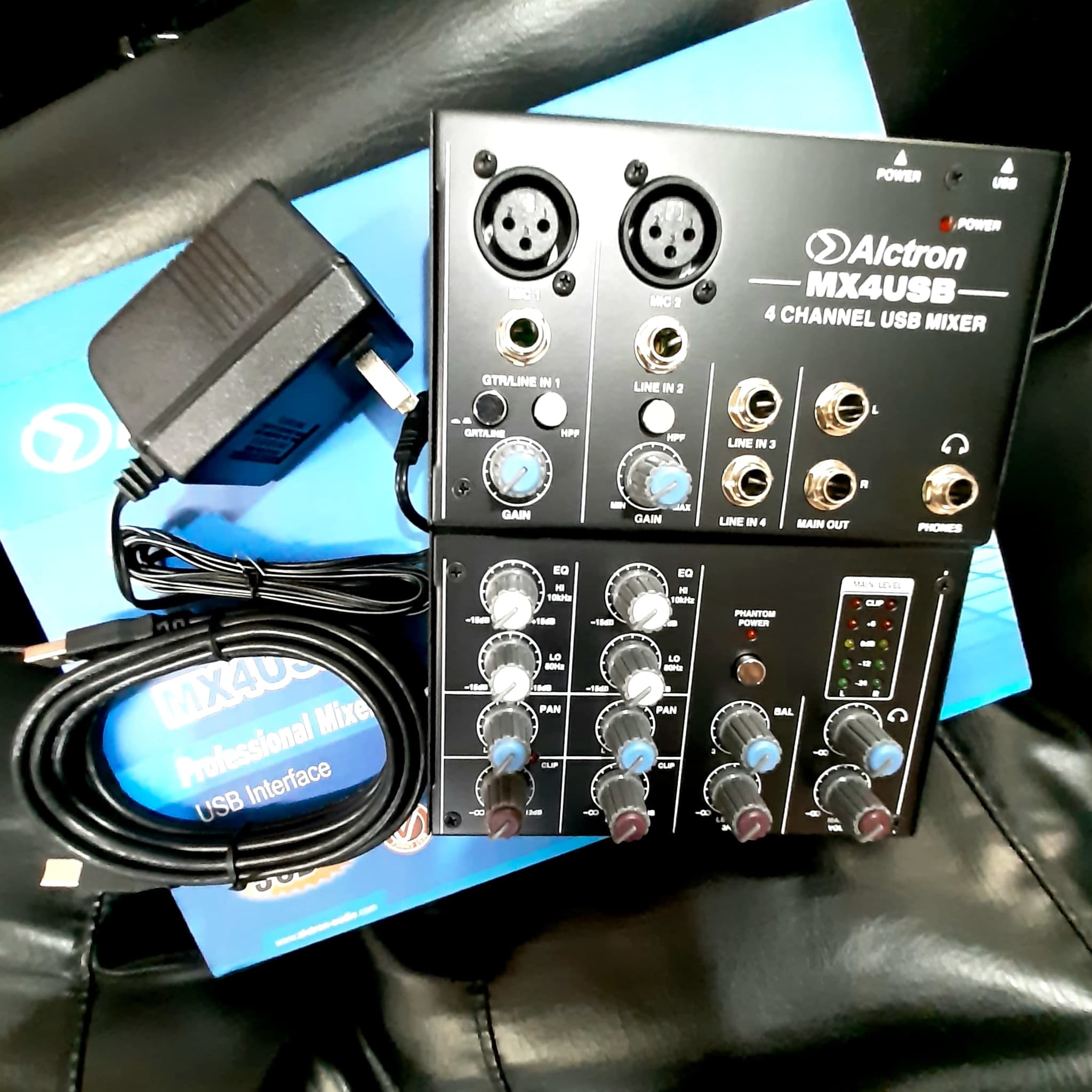 ALCTRON MX4USB Mixer Audio 4 Channel