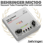 BEHRINGER TUBE ULTRAGAIN MIC100 Vacuum Tube Preamplifier with Limiter