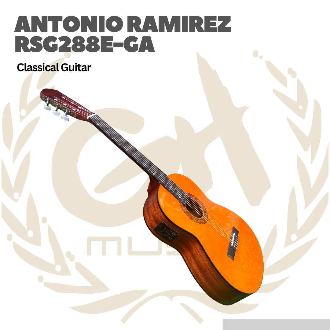 Antonio Ramirez RSG288E-GA Acoustic Electric Classical Guitar | Gitar Akustik Elektrik Klasik Nylon - Nilon