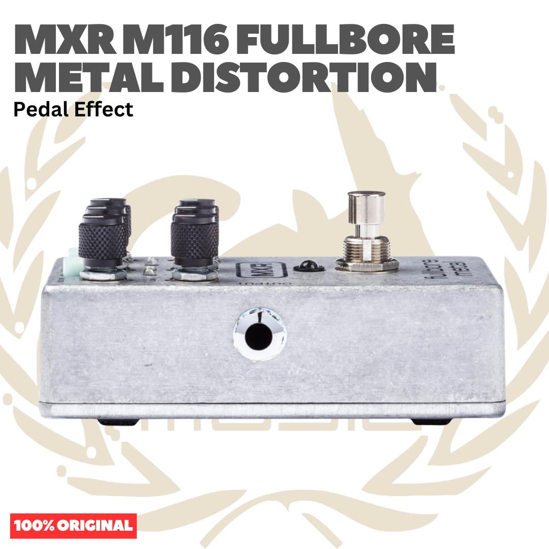 MXR M116 Fullbore Metal Distortion Guitar Effect Pedal - Pedal Efek Gitar Bass Original Asli