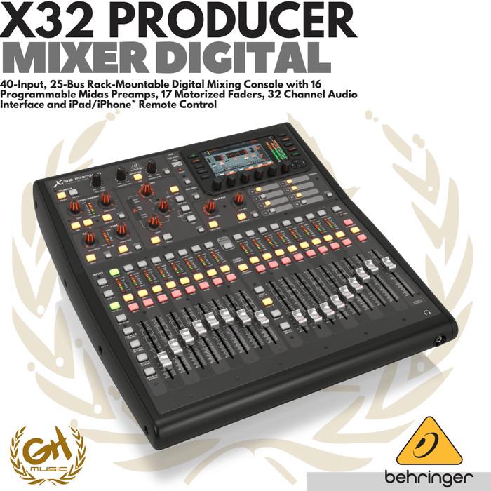 BEHRINGER X32 PRODUCER 40-Input, 25-Bus Rack-Mountable Digital Mixer X 32