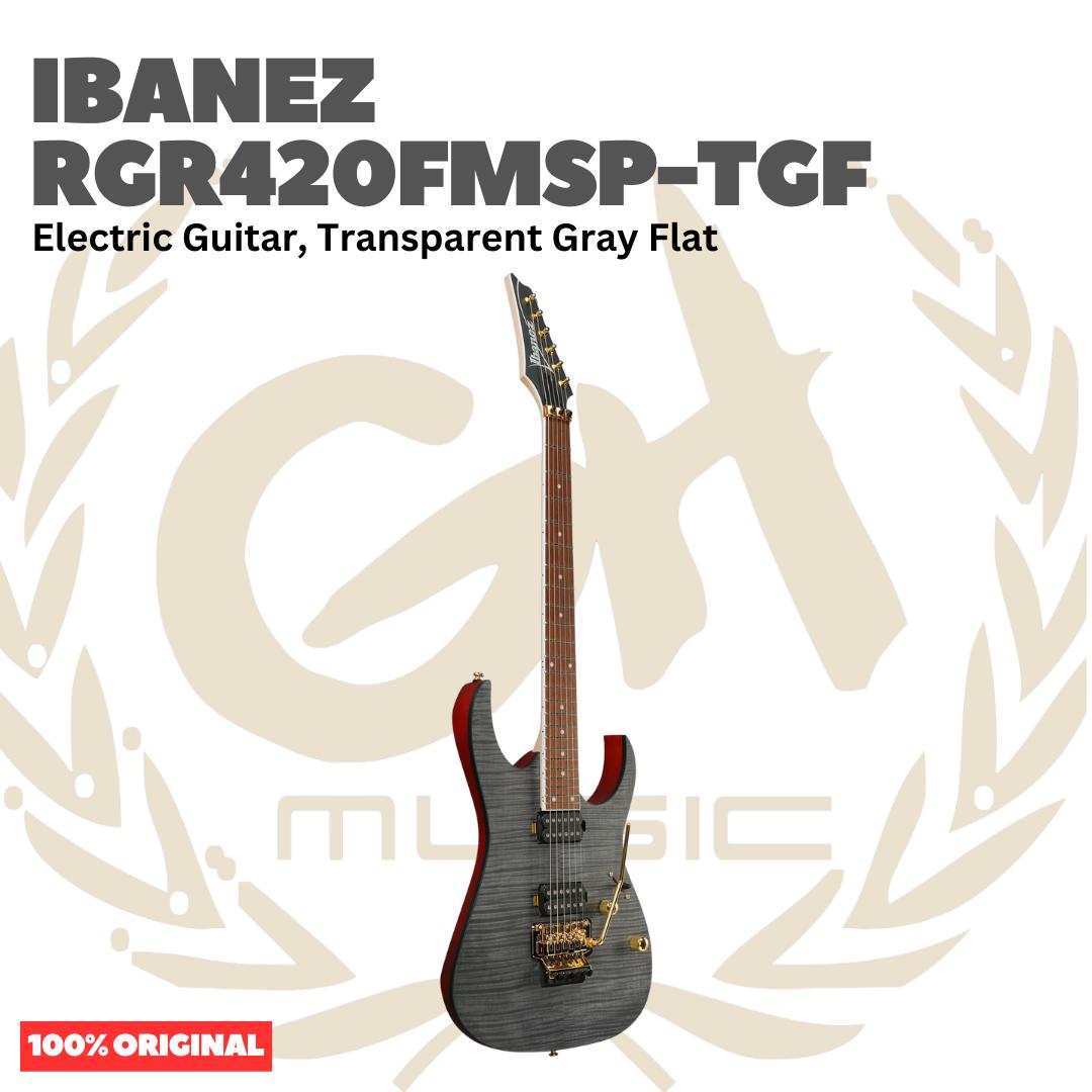 Ibanez RGR420FMSP-TGF Electric Guitar, Transparent Gray Flat - Gitar Listrik Elektrik Original Asli